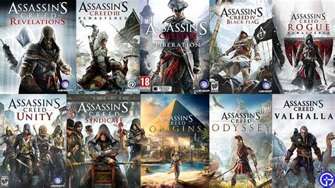 Assassin's Creed games in order: chron.